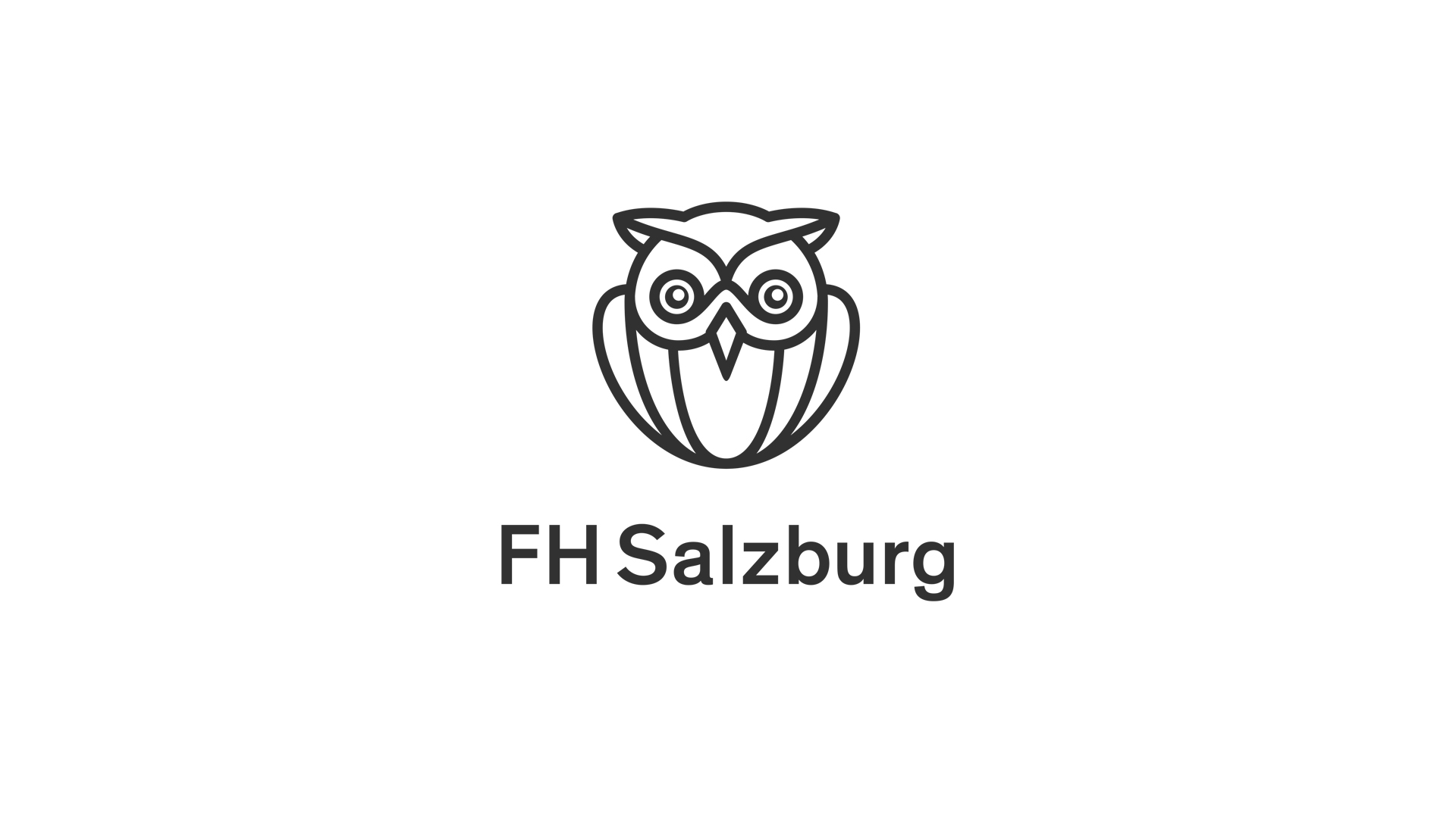 Hier sieht man das Logo der FH Salzburg.
