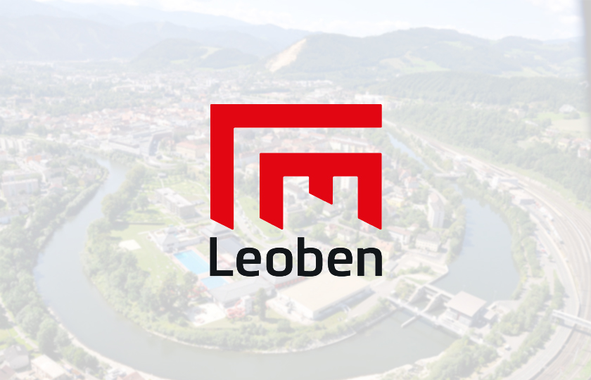 Das Logo der Stadt Leoben.