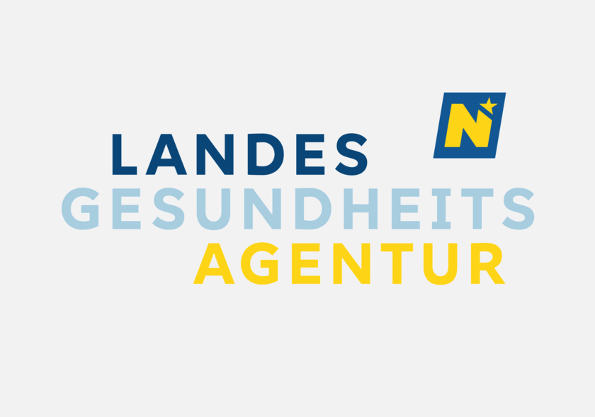 Das Logo der Landes Gesundheitsagentur Nideroesterreich