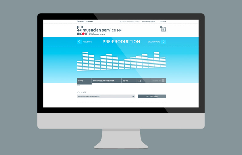 Website des Pro Musician Services