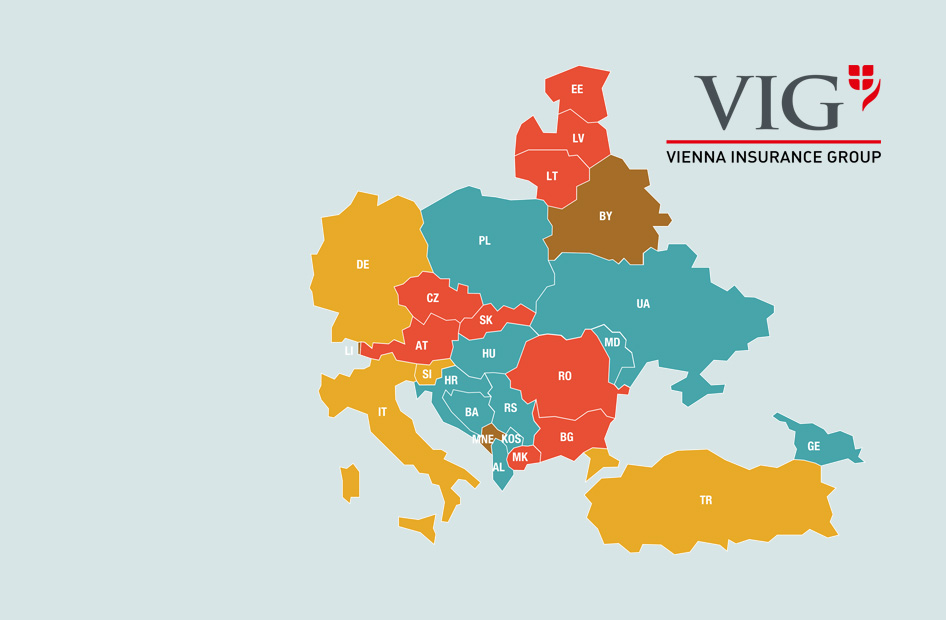Hier sieht man eine Karte von Zentral- und Osteuropa mit verschieden eingefärbten Ländern.