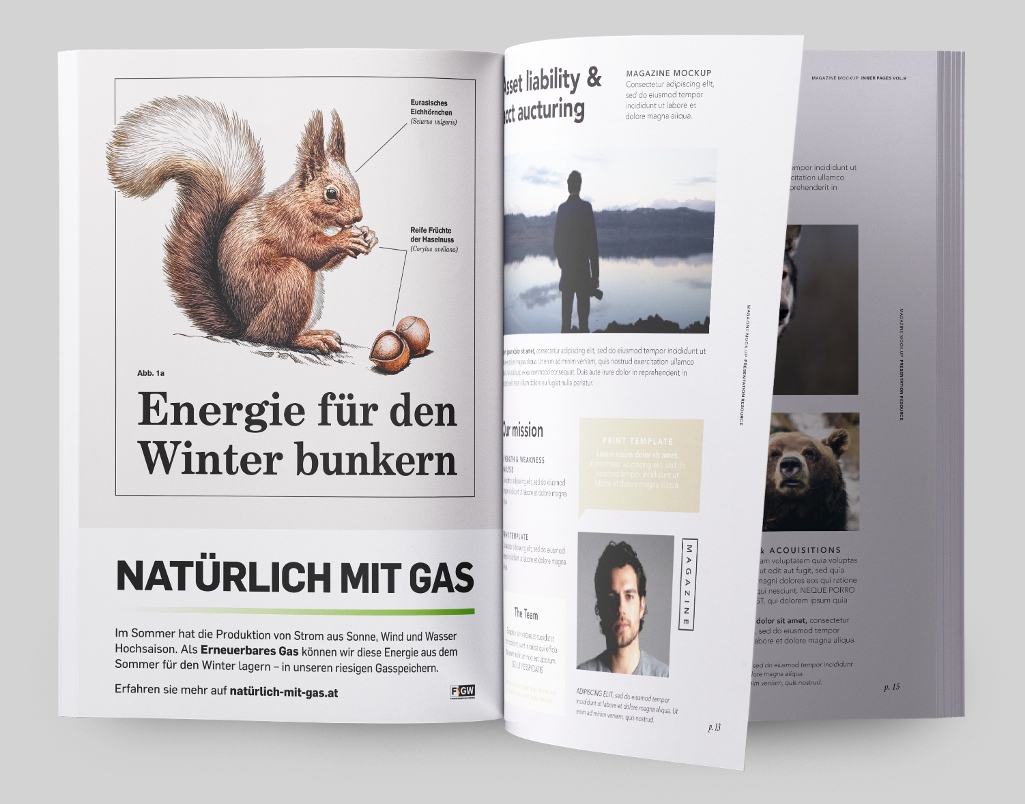 Magazin-Ad der FGW Infokampagne 