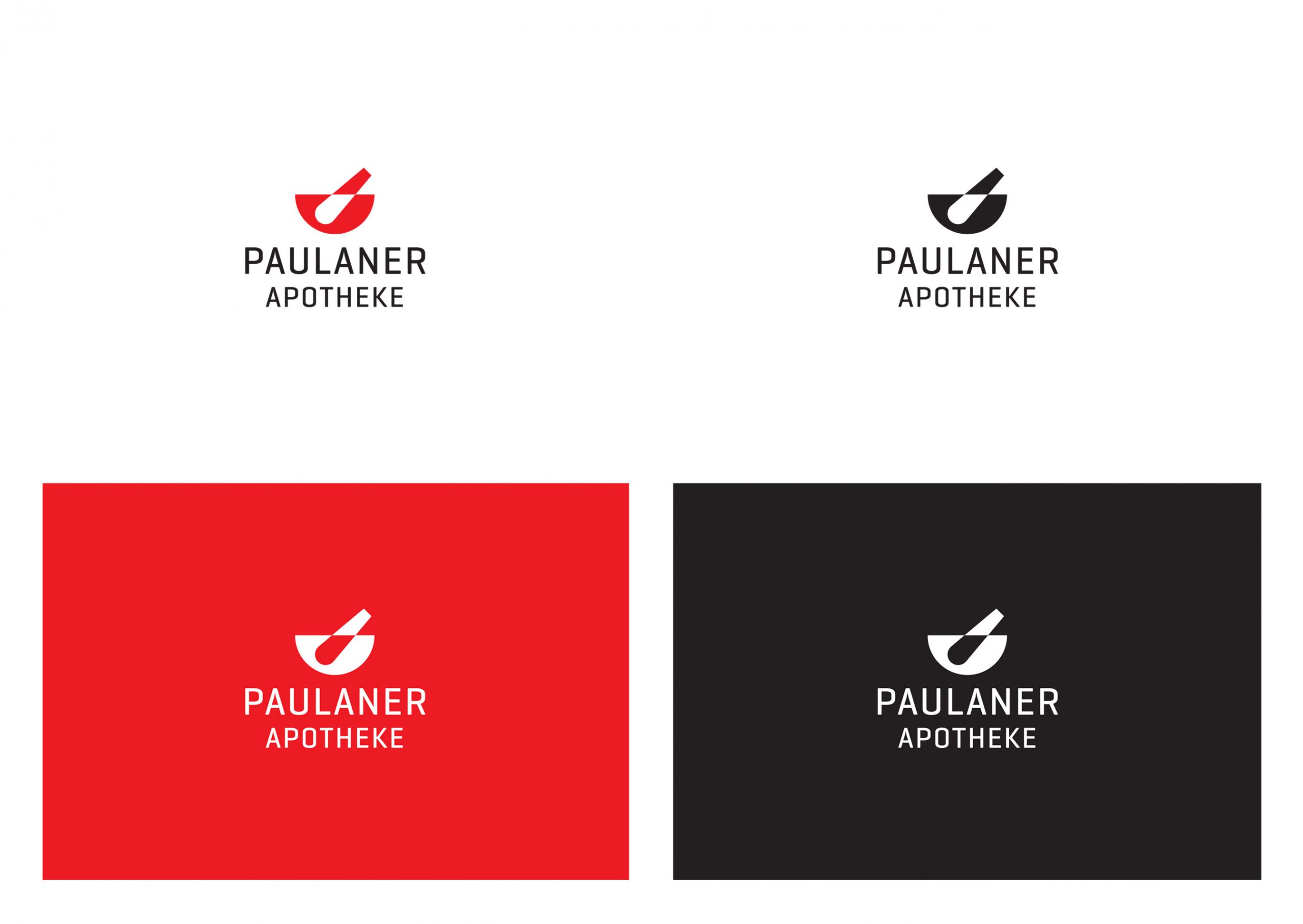 Logovariationen der Paulaner Apotheke