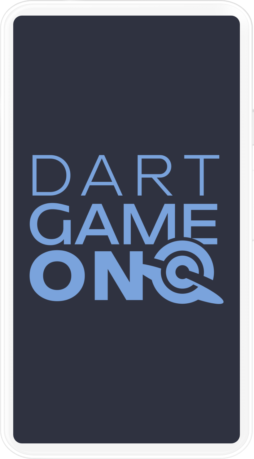 Start screen of the darts app for the client Interwetten