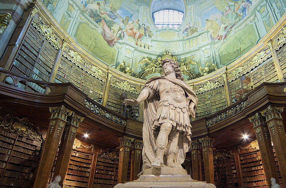 Der Prunksaal der Österreichischen Nationalbibliothek