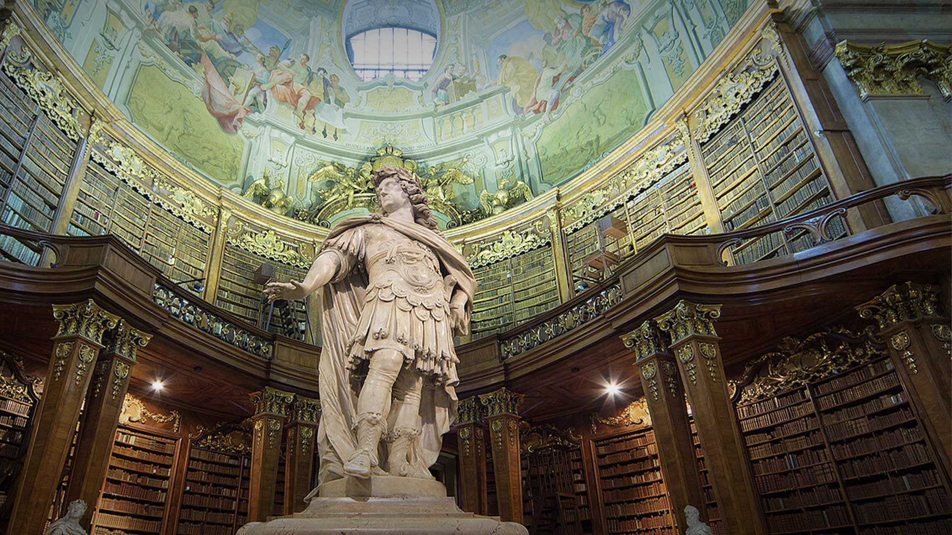 Der Prunksaal der Österreichischen Nationalbibliothek