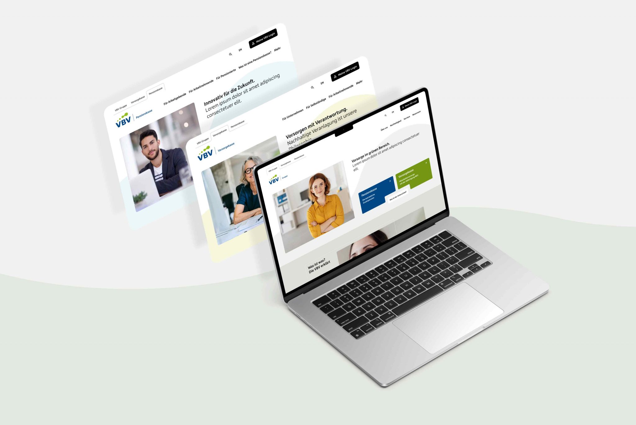 Viewport der VBV Gruppe, Pensionskasse, sowie Vorsorgekasse